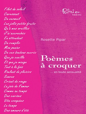 cover image of Poèmes à croquer